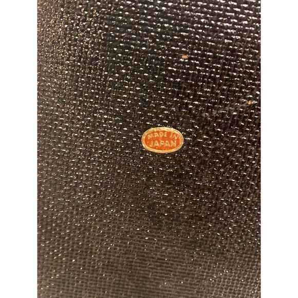 MCM Vintage Lacquer Ware Serving Tray Wine Bottle Grapes Green Japan - Picture 9 of 10